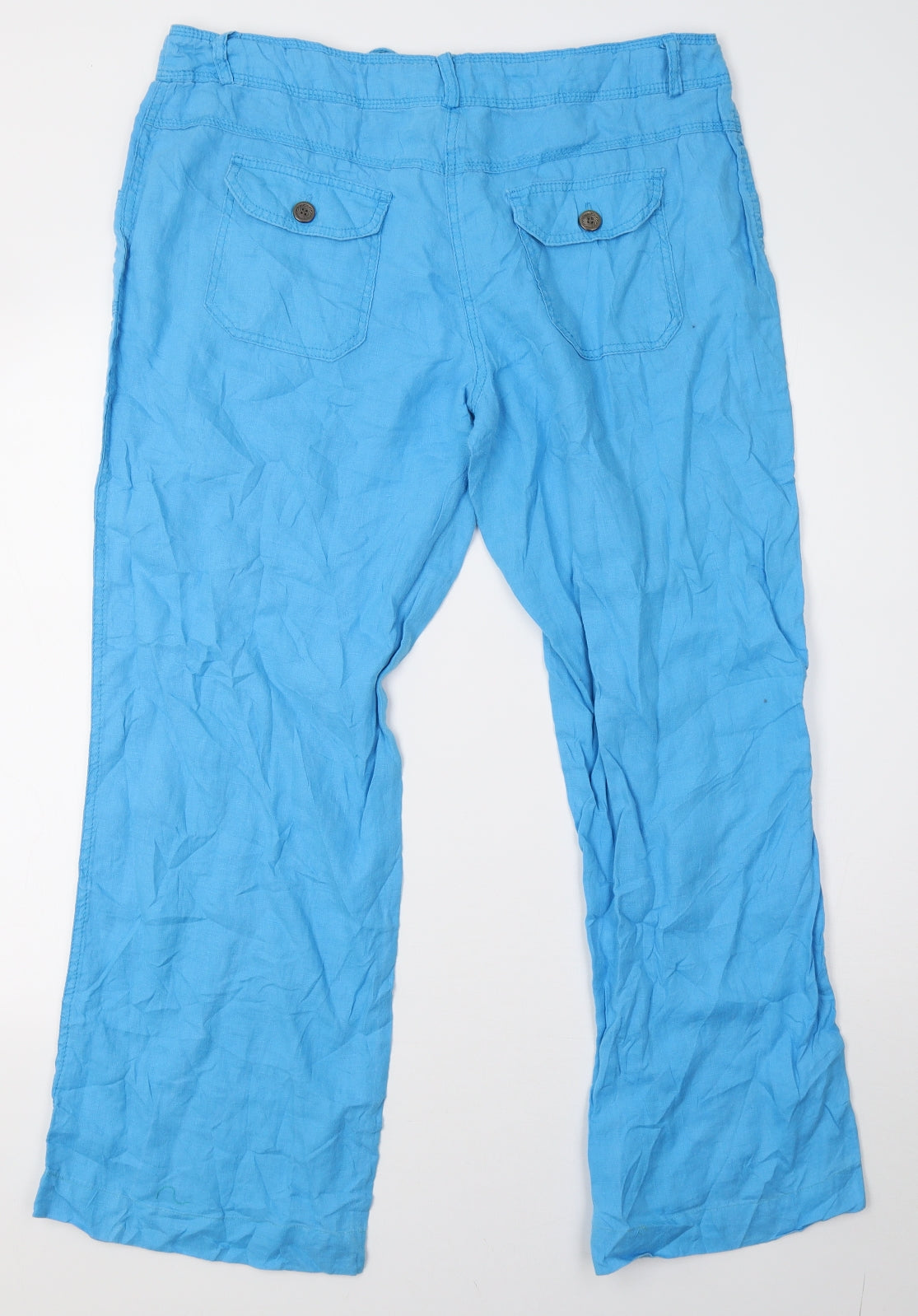 Primark Womens Blue   Trousers  Size 16 L30 in
