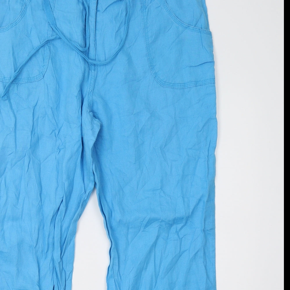 Primark Womens Blue   Trousers  Size 16 L30 in