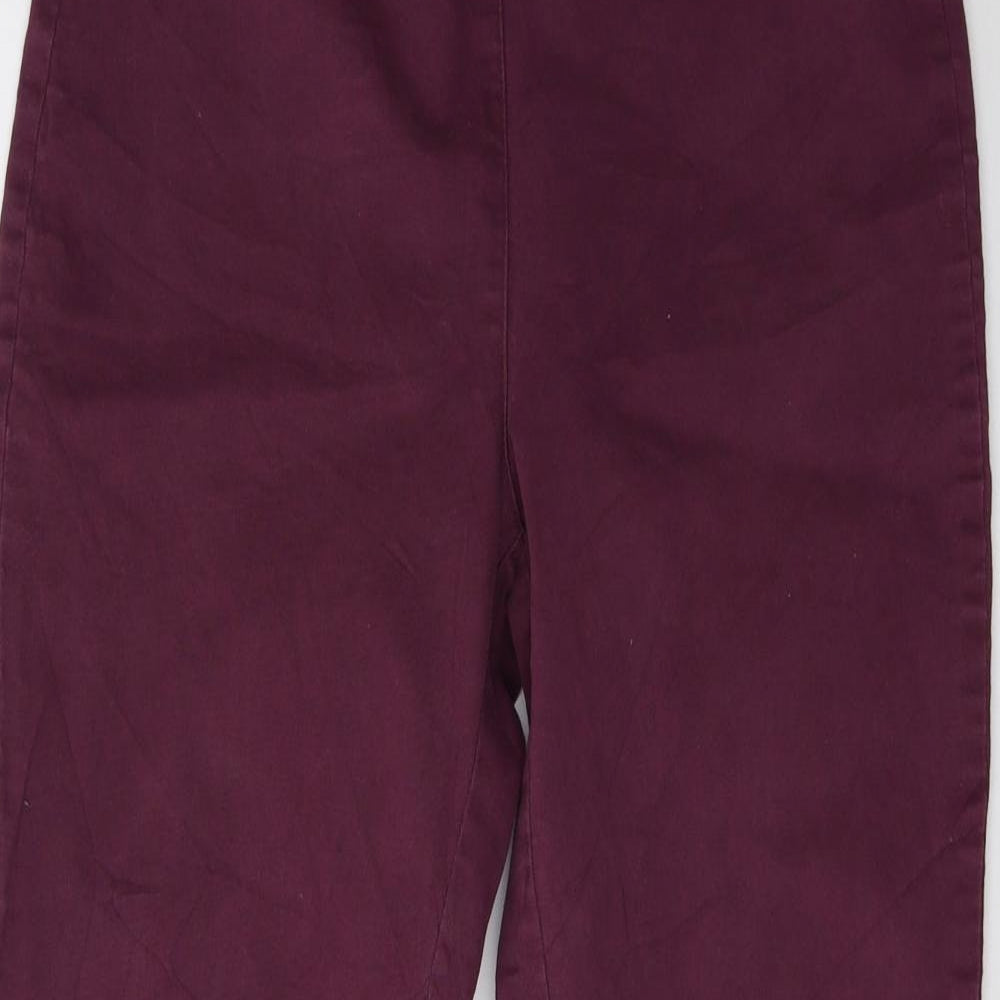 Damart Womens Purple  Denim Jegging Trousers Size 14 L31 in