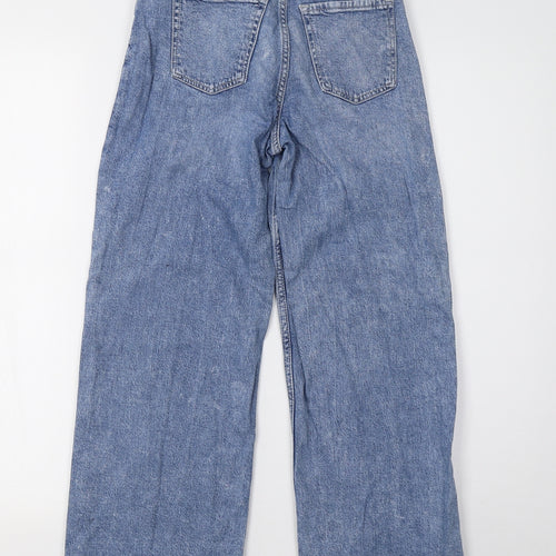 Primark Girls Blue  Denim Wide-Leg Jeans Size 10-11 Years