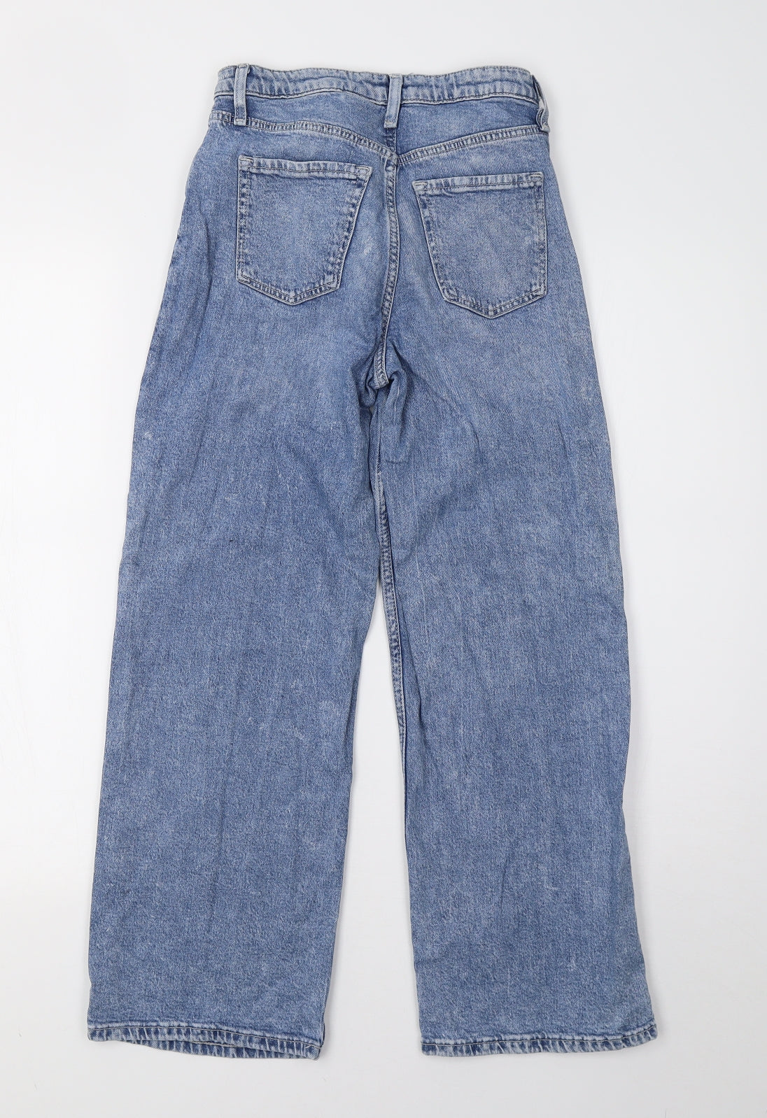 Primark Girls Blue  Denim Wide-Leg Jeans Size 10-11 Years