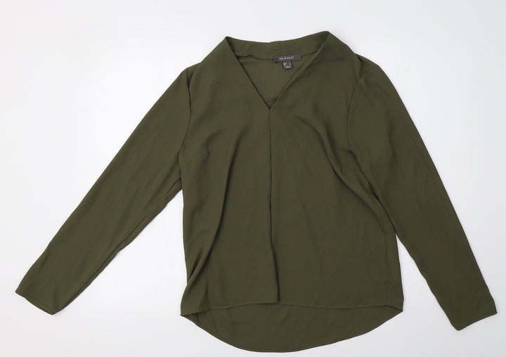 Primark Womens Green  Mesh Pullover Sweatshirt Size 12