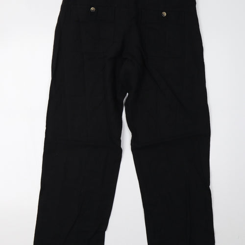 Marks and Spencer Mens Black   Trousers  Size 34 L29 in