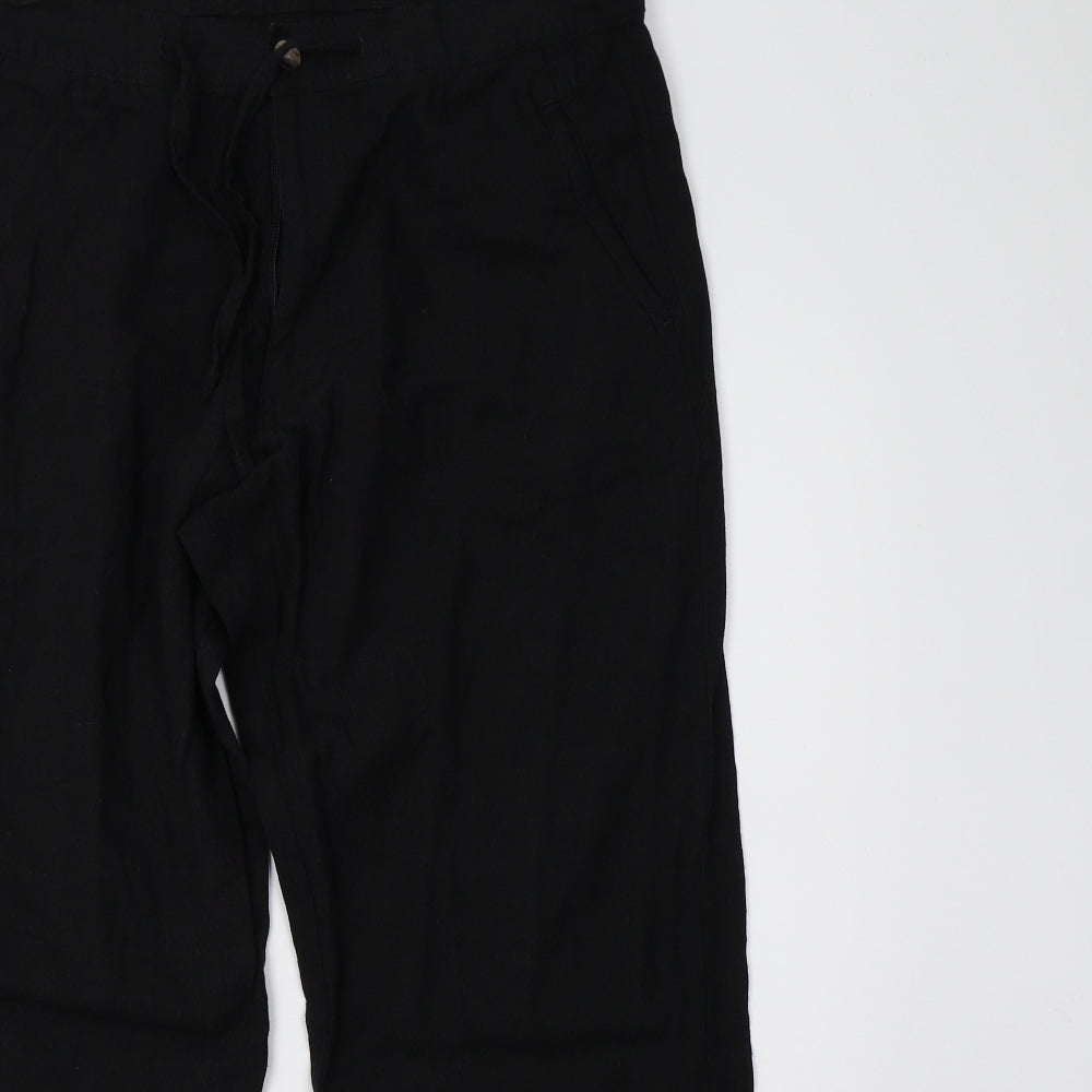 Marks and Spencer Mens Black   Trousers  Size 34 L29 in