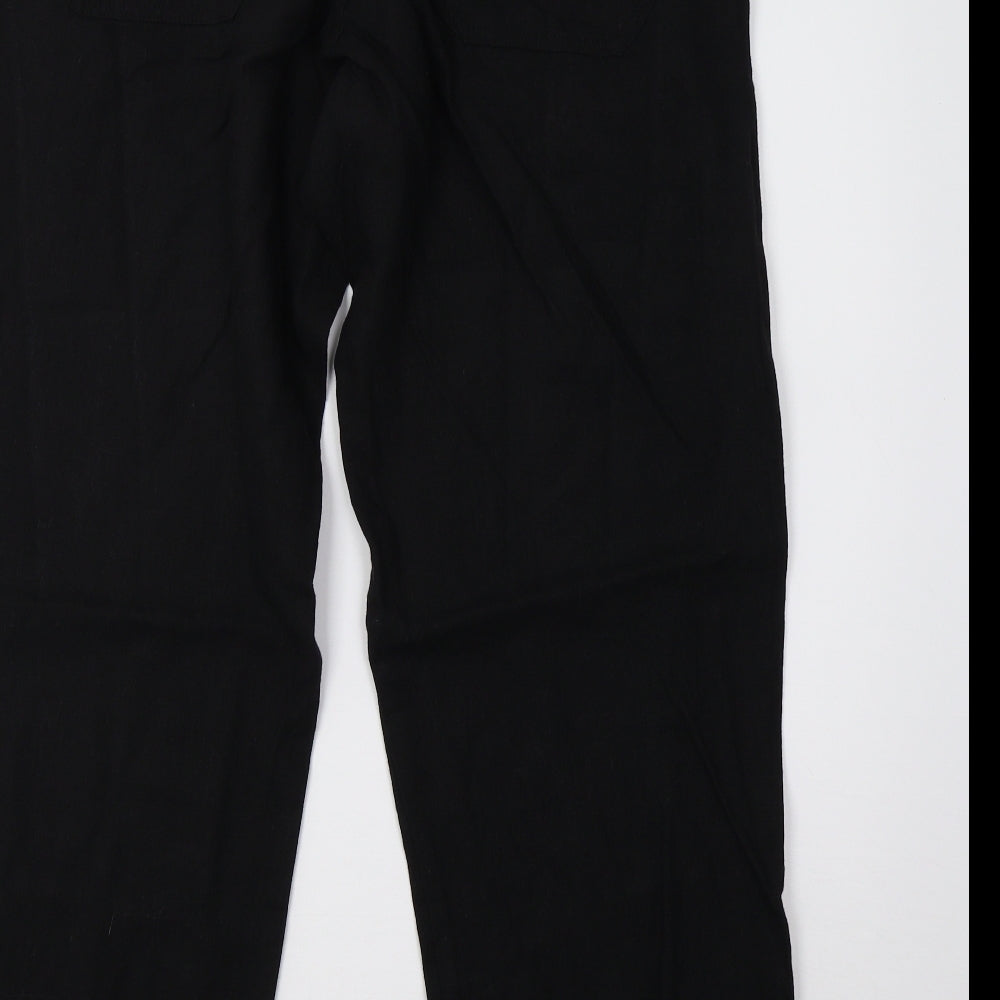 Marks and Spencer Mens Black   Trousers  Size 34 L29 in