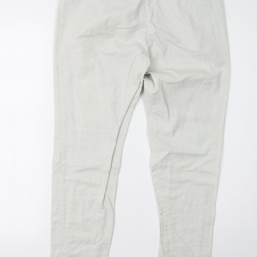 H&M Womens Grey   Trousers  Size 10 L27.5 in