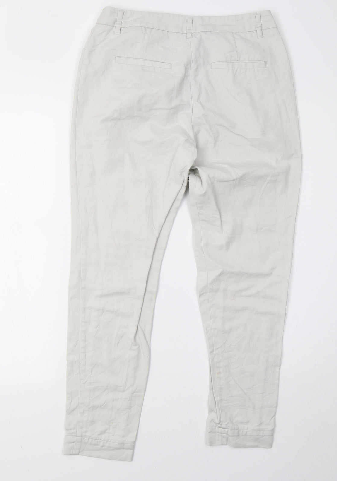H&M Womens Grey   Trousers  Size 10 L27.5 in