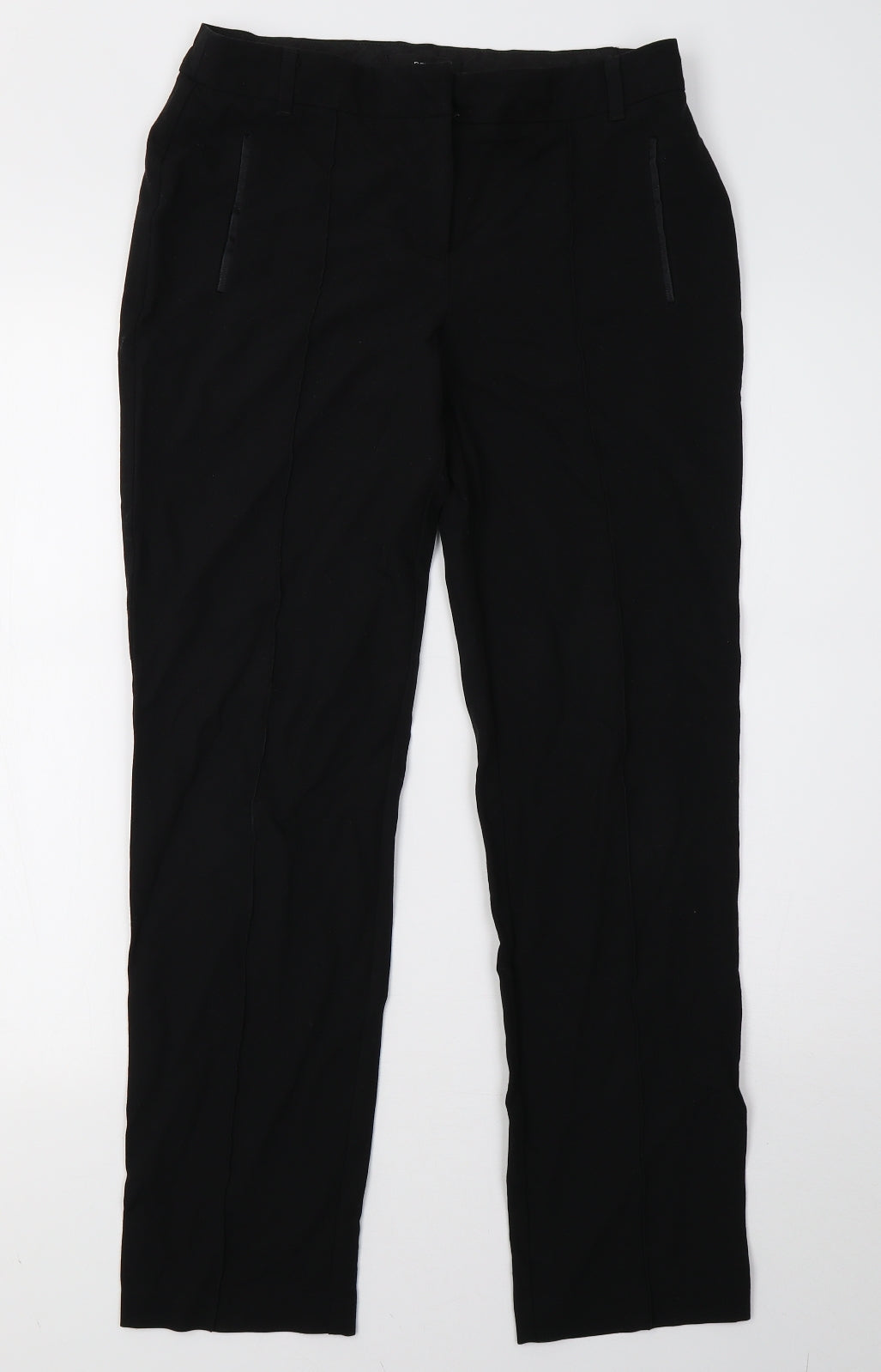 NEXT Womens Black   Trousers  Size 8 L30 in