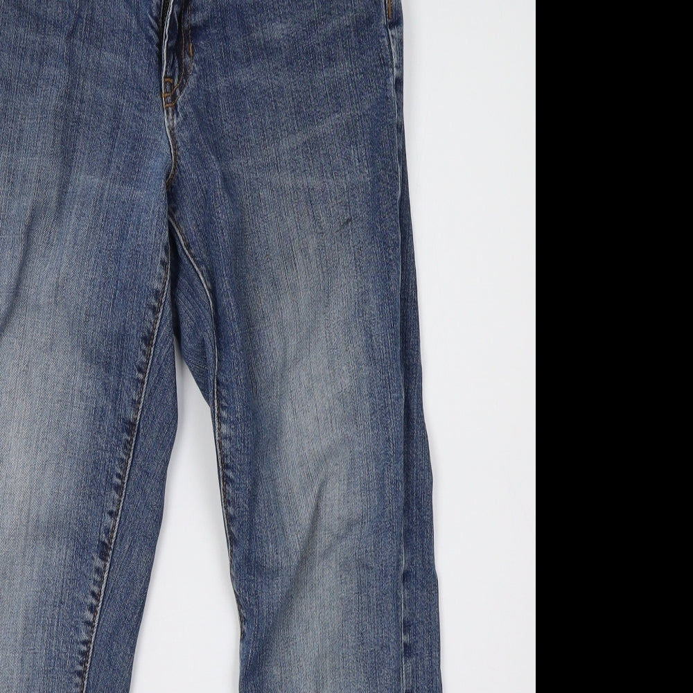 Gap Womens Blue  Denim Straight Jeans Size 6 L26 in