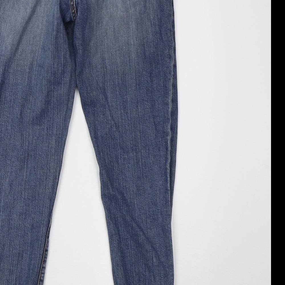 Gap Womens Blue  Denim Straight Jeans Size 6 L26 in
