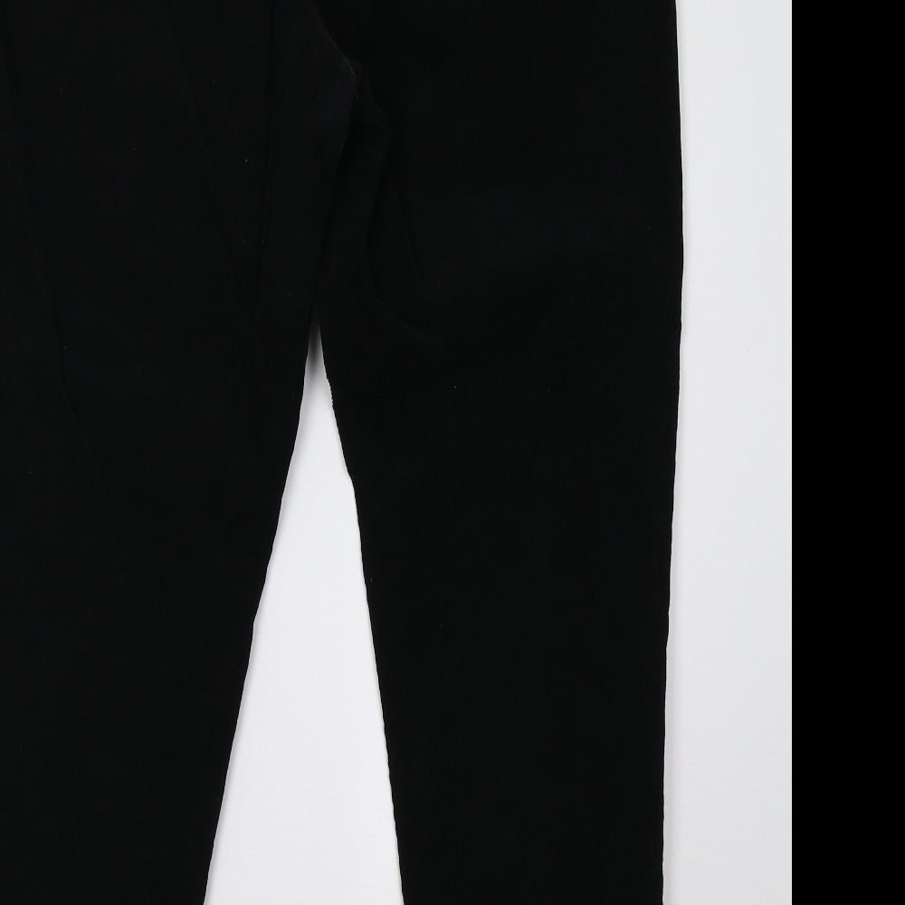 George Womens Black  Velvet Jegging Trousers Size 20 L32 in
