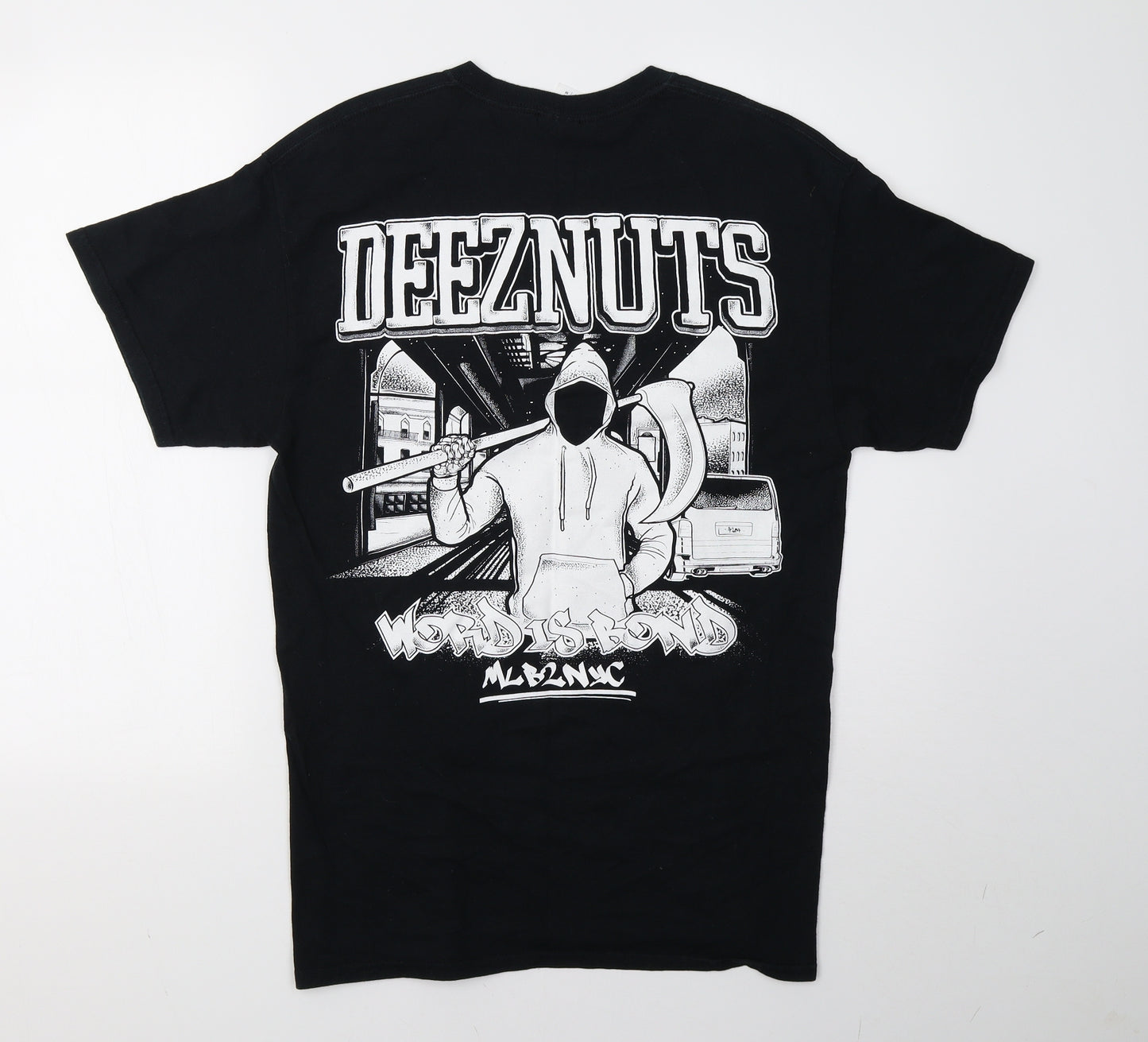 Gildan Mens Black    T-Shirt Size M