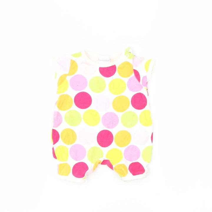 Miniclub Baby Multicoloured Polka Dot Romper One-Piece Size 0-3 Months