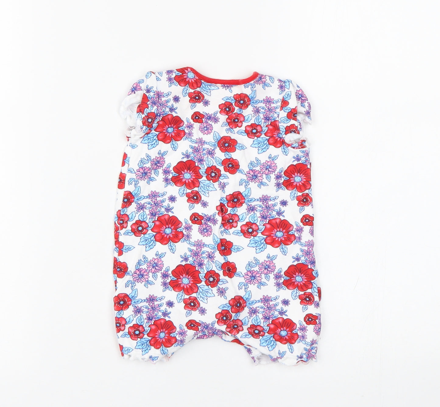 MiniClub Baby Multicoloured Floral  Romper One-Piece Size 0-3 Months