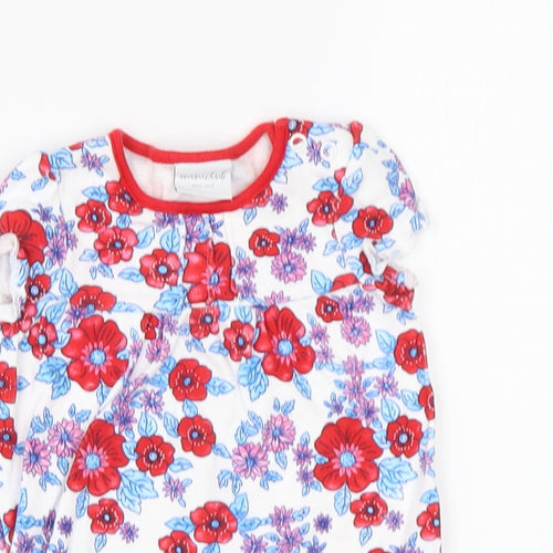 MiniClub Baby Multicoloured Floral  Romper One-Piece Size 0-3 Months