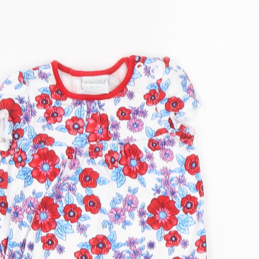 MiniClub Baby Multicoloured Floral  Romper One-Piece Size 0-3 Months