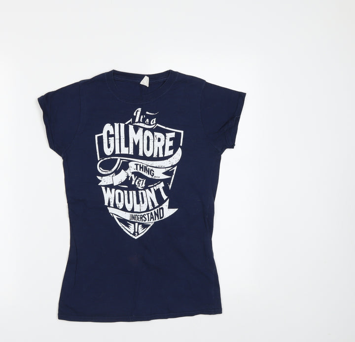 Gildan Womens Blue   Basic T-Shirt Size S  - Gilmore Girls