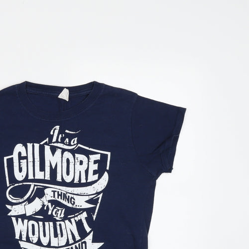Gildan Womens Blue   Basic T-Shirt Size S  - Gilmore Girls