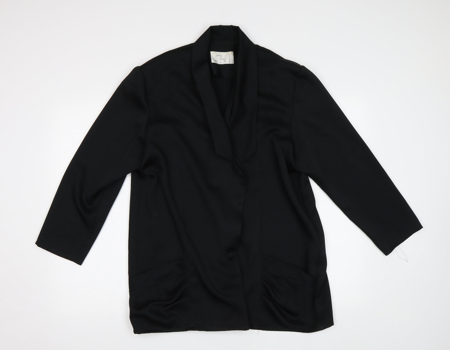 Shy Womens Black   Jacket Blazer Size 12