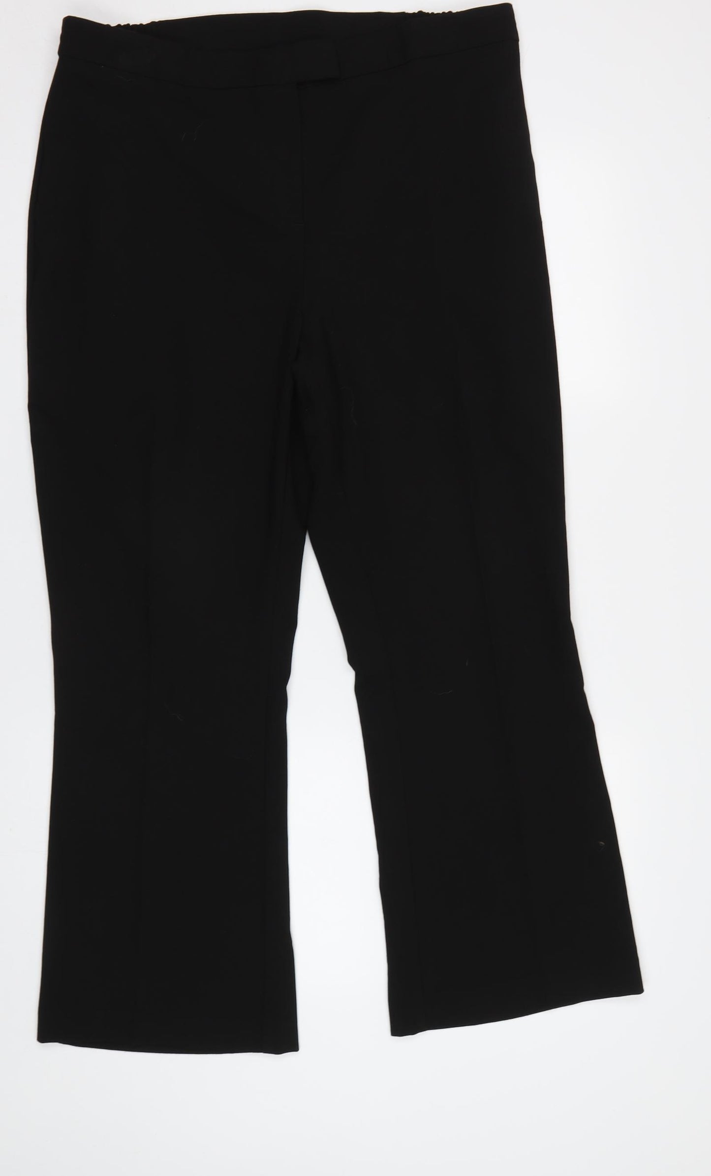 Agenda Womens Black   Dress Pants Trousers Size 16 L29 in