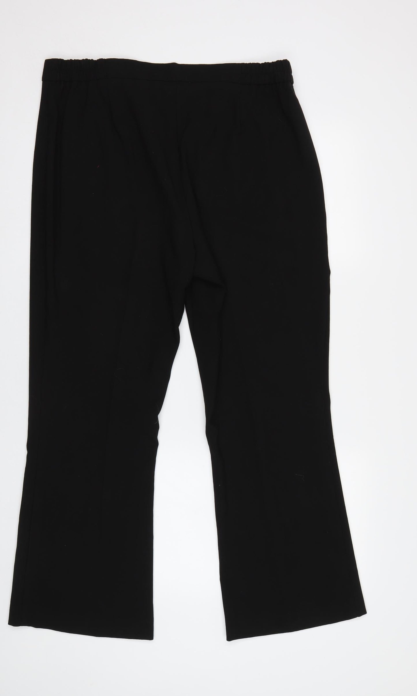Agenda Womens Black   Dress Pants Trousers Size 16 L29 in