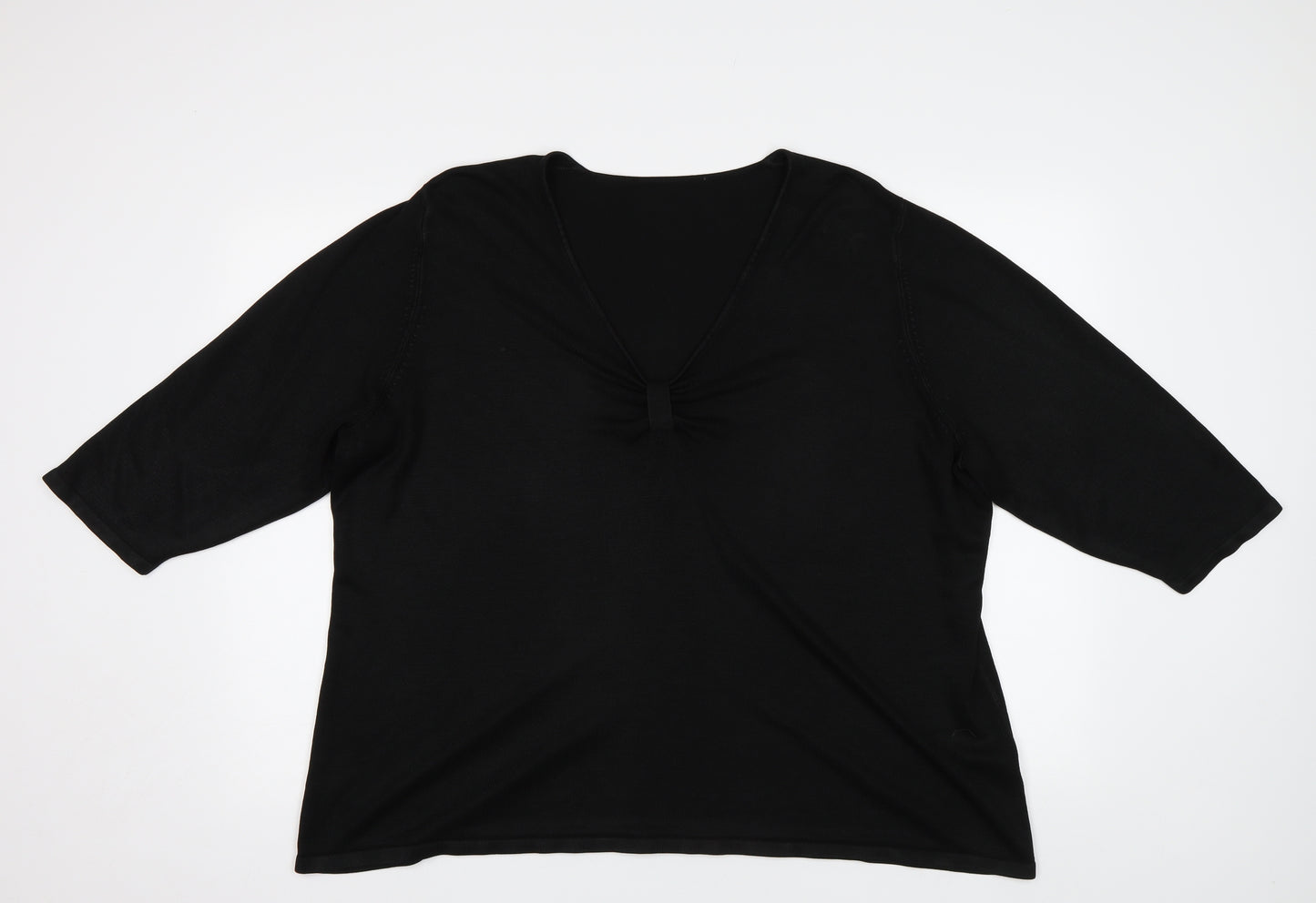 Preworn Womens Black   Pullover Jumper Size 26