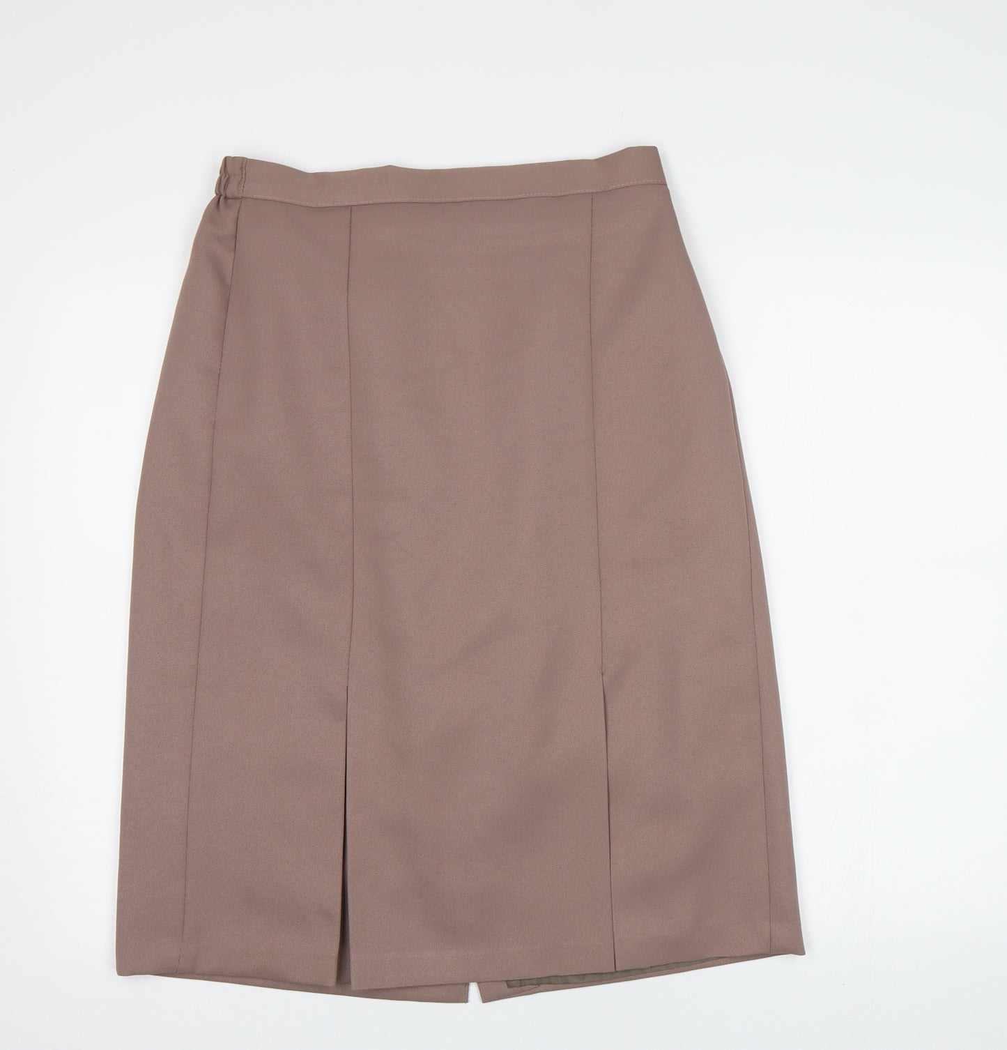 Preworn Womens Beige   Straight & Pencil Skirt Size 14