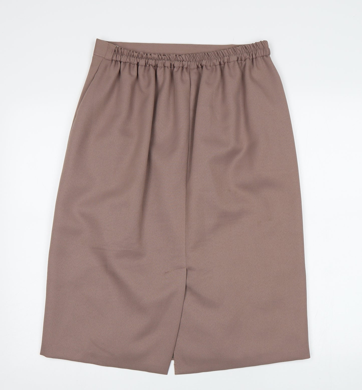 Preworn Womens Beige   Straight & Pencil Skirt Size 14