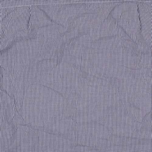 Primark Mens Blue Check   Button-Up Size 15.5