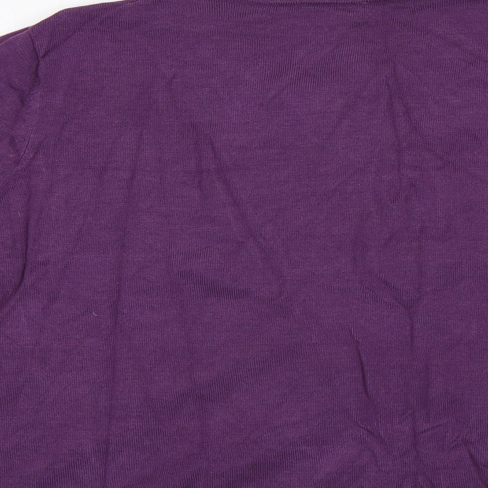 Preworn Womens Purple   Cardigan Jumper Size 14