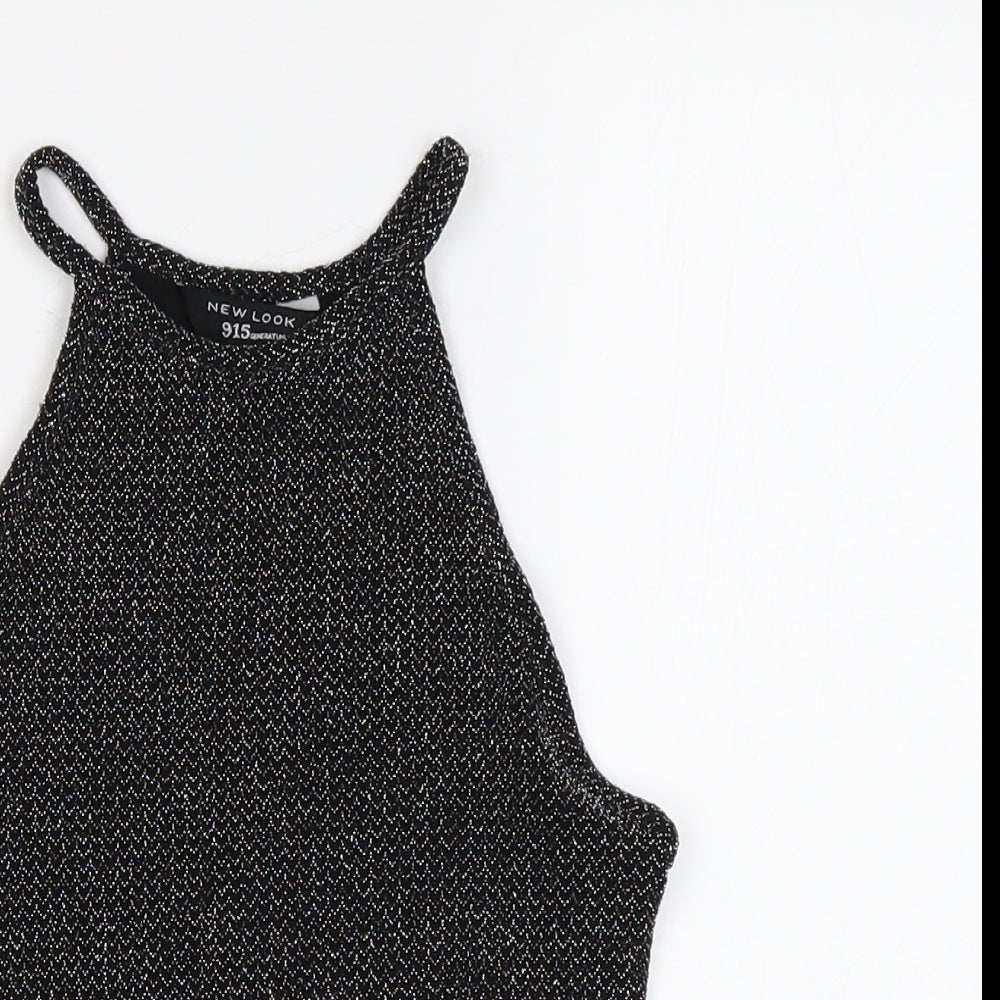 New Look Girls Black   Camisole Tank Size 10-11 Years