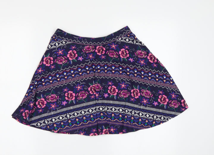 Primark Girls Beige Floral  Flare Skirt Size 11-12 Years