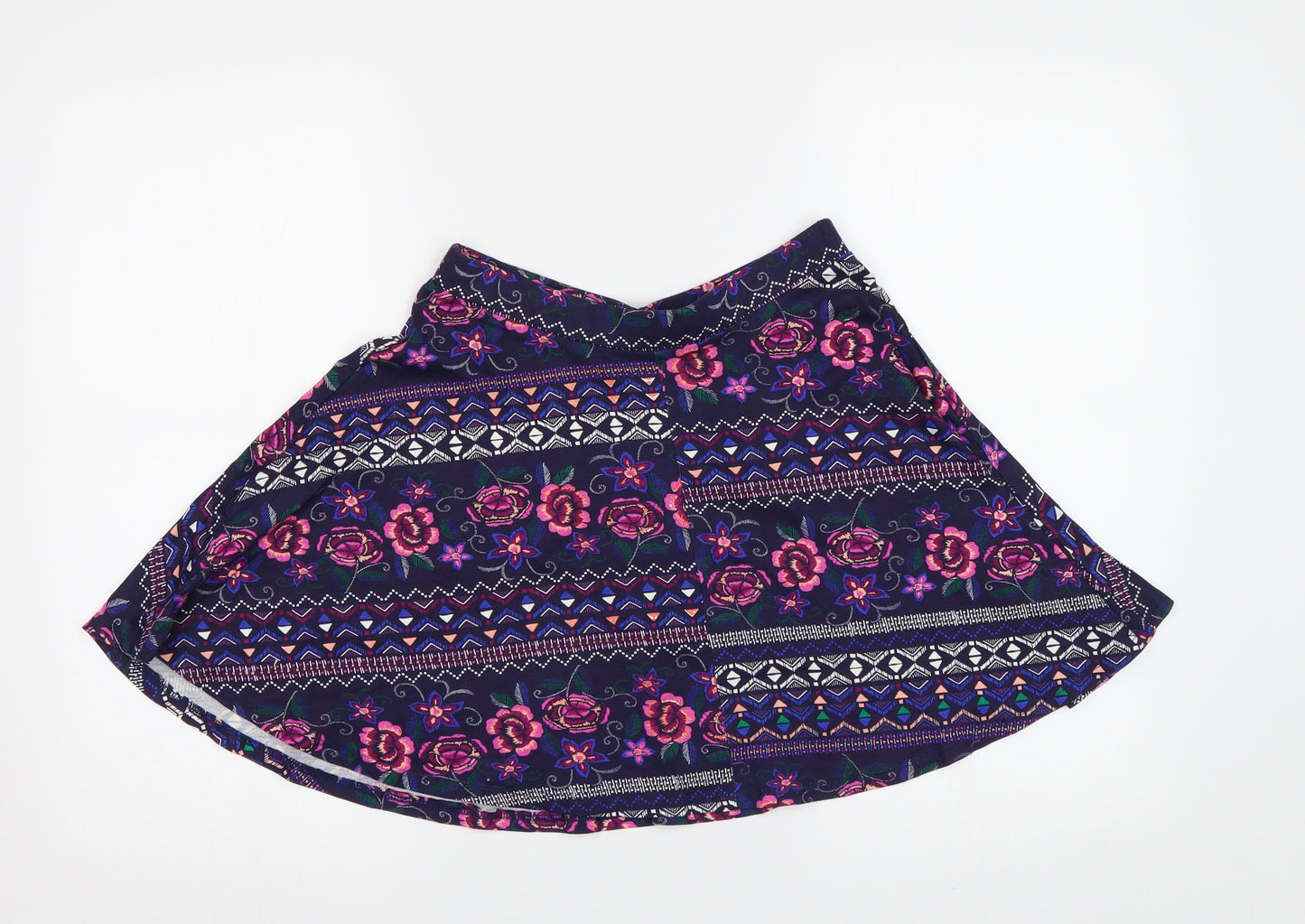 Primark Girls Beige Floral  Flare Skirt Size 11-12 Years