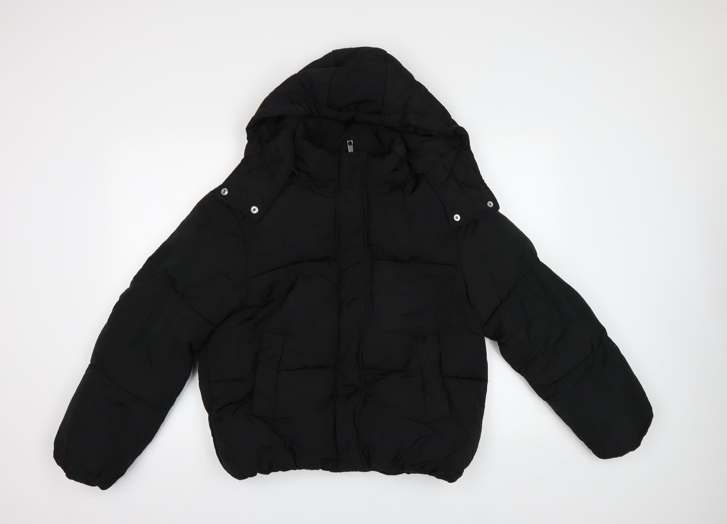 F&F Womens Black   Puffer Jacket Jacket Size S