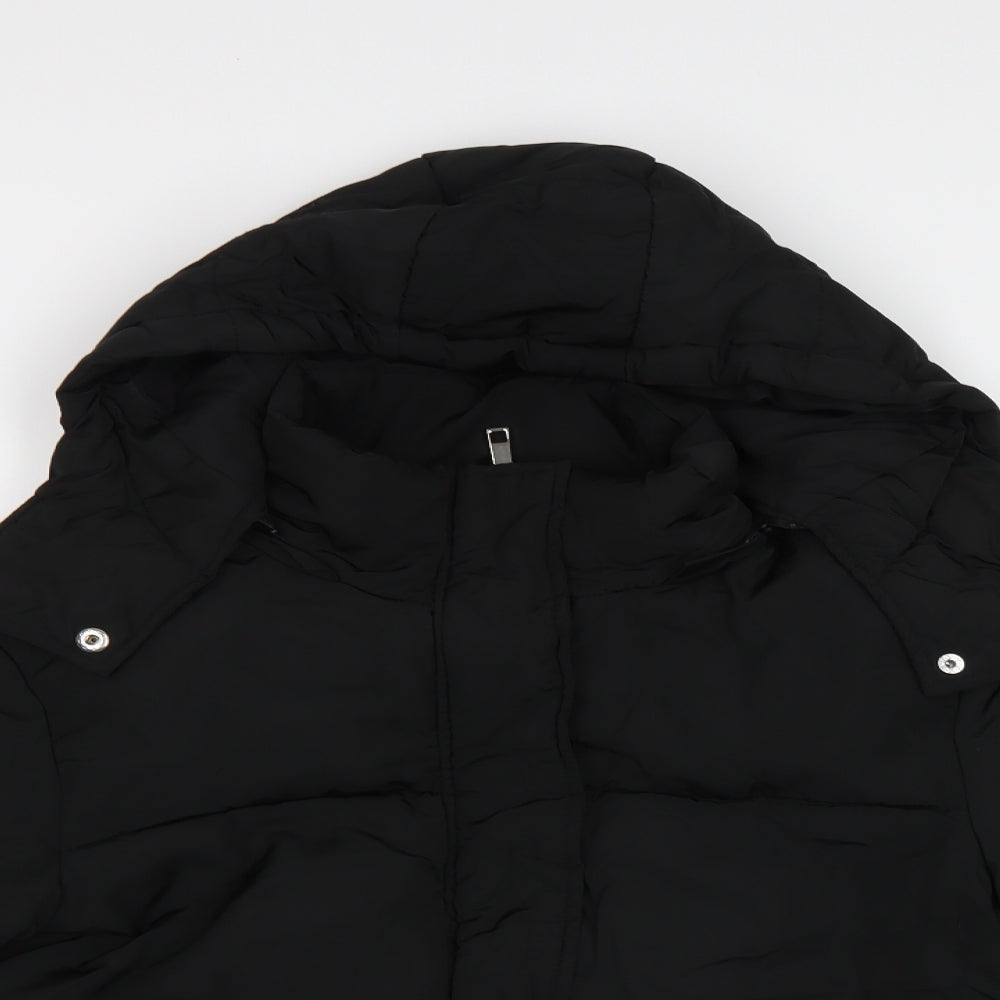 F&F Womens Black   Puffer Jacket Jacket Size S