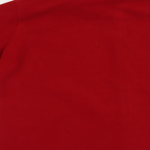 Isle Womens Red   Full Zip Sweatshirt Size 14