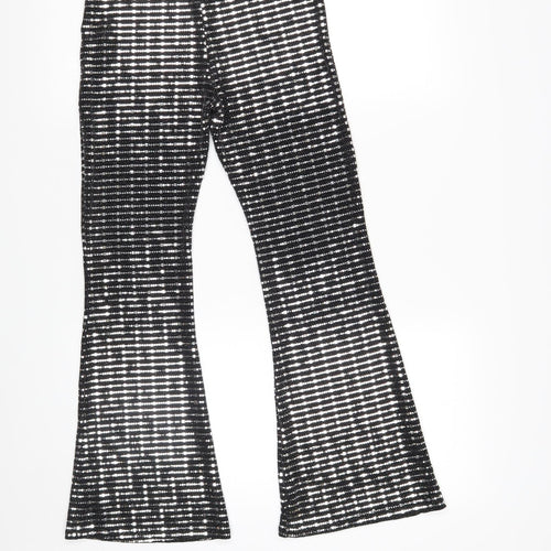 River Island Girls Silver   Jegging Trousers Size 11-12 Years