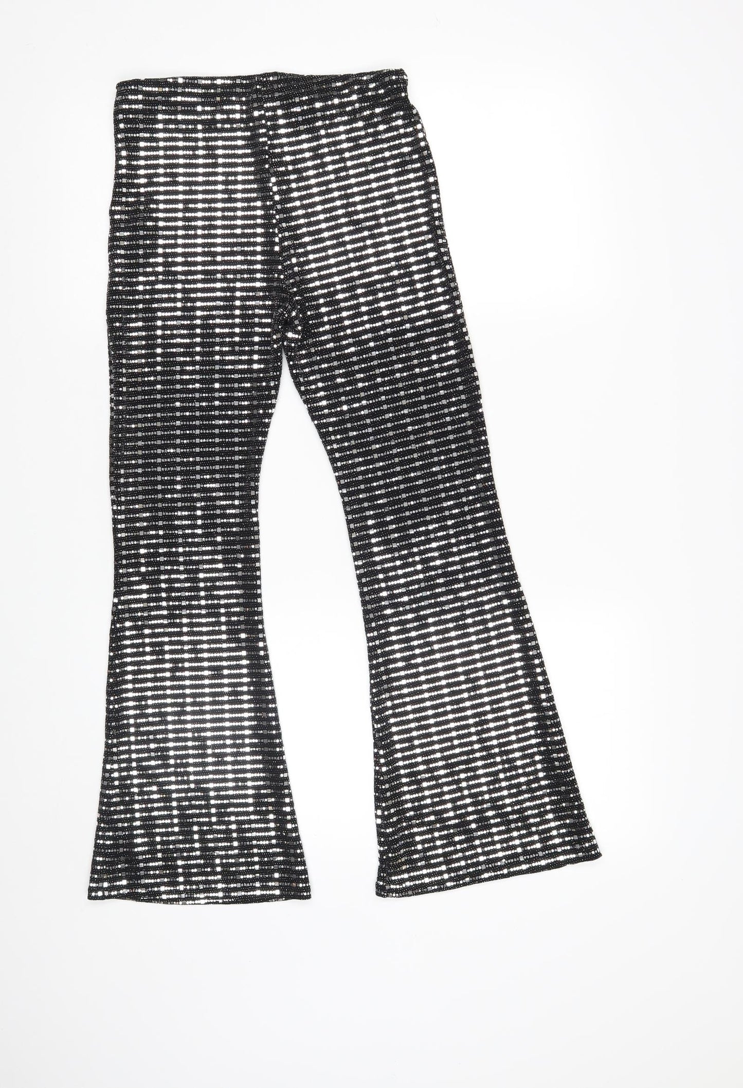 River Island Girls Silver   Jegging Trousers Size 11-12 Years