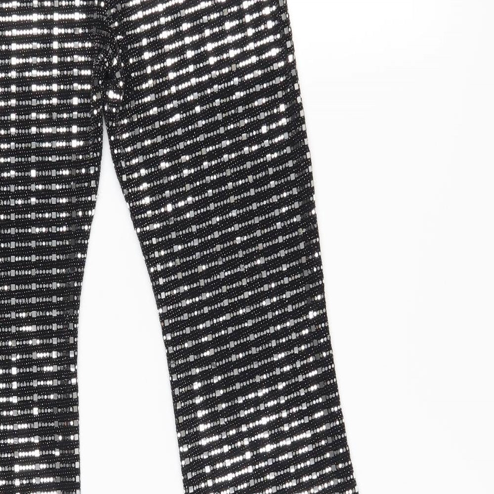 River Island Girls Silver   Jegging Trousers Size 11-12 Years