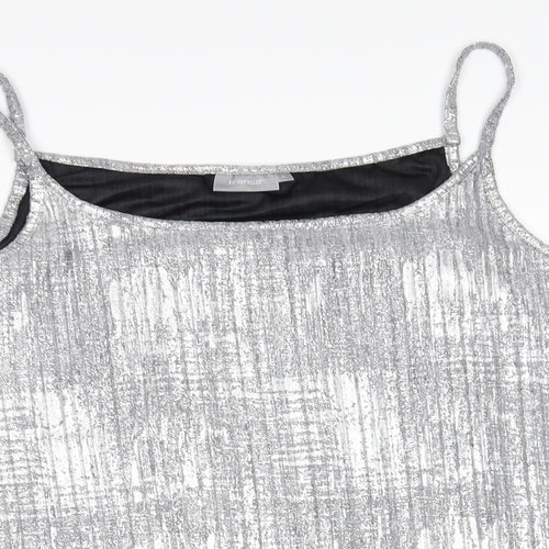 Fransa Womens Silver   Camisole Tank Size L