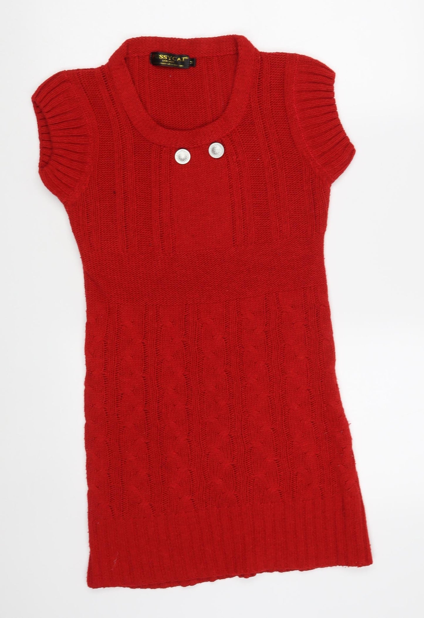 Pussycat Womens Red   Jumper Dress  Size M