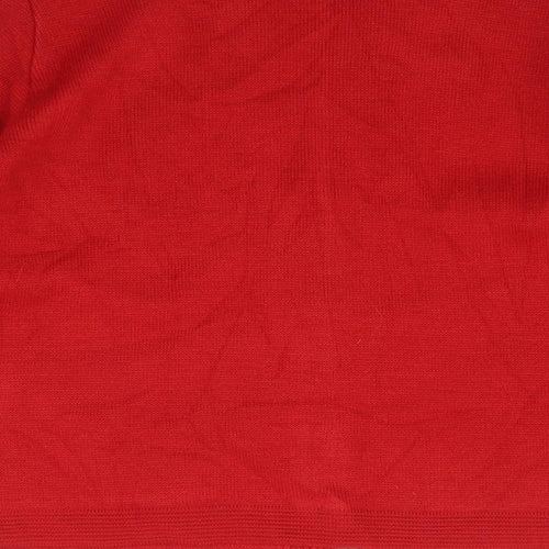Care Womens Red   Pullover Jumper Size S