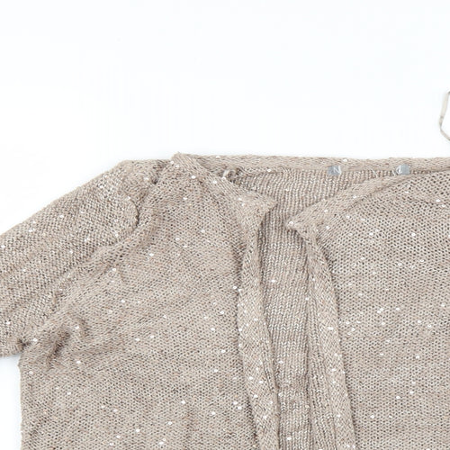 Marks and Spencer Womens Beige   Pullover Jumper Size 12