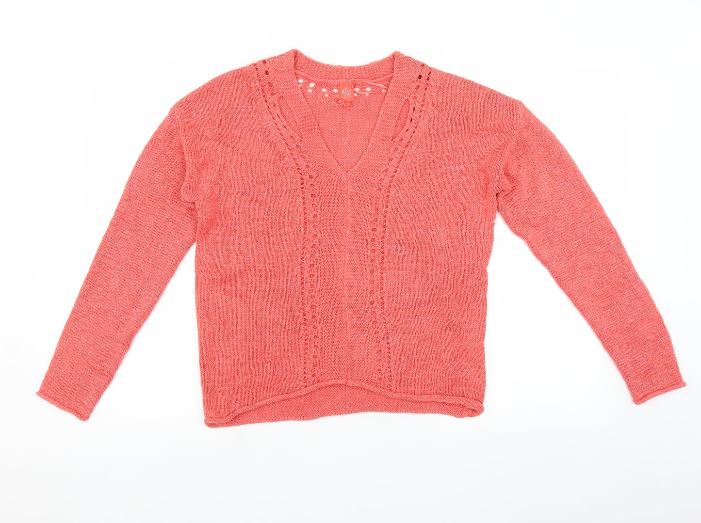 Miss Womens Pink   Pullover Jumper Size M