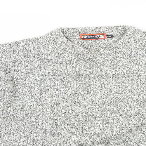 Freeport Mens Grey   Pullover Jumper Size S
