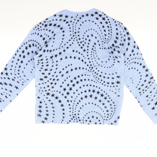Marks and Spencer Womens Multicoloured   Pullover Jumper Size 12  - Star print
