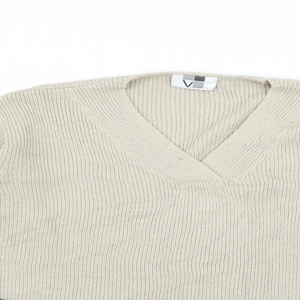 Versatility Womens Multicoloured Striped  Pullover Jumper Size 12