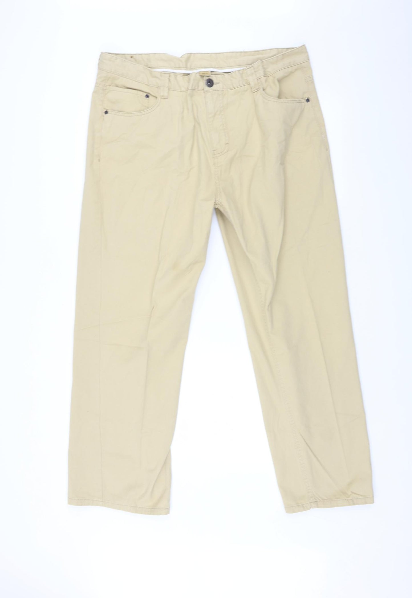 Oak valley Mens Beige   Trousers  Size 40 L30 in