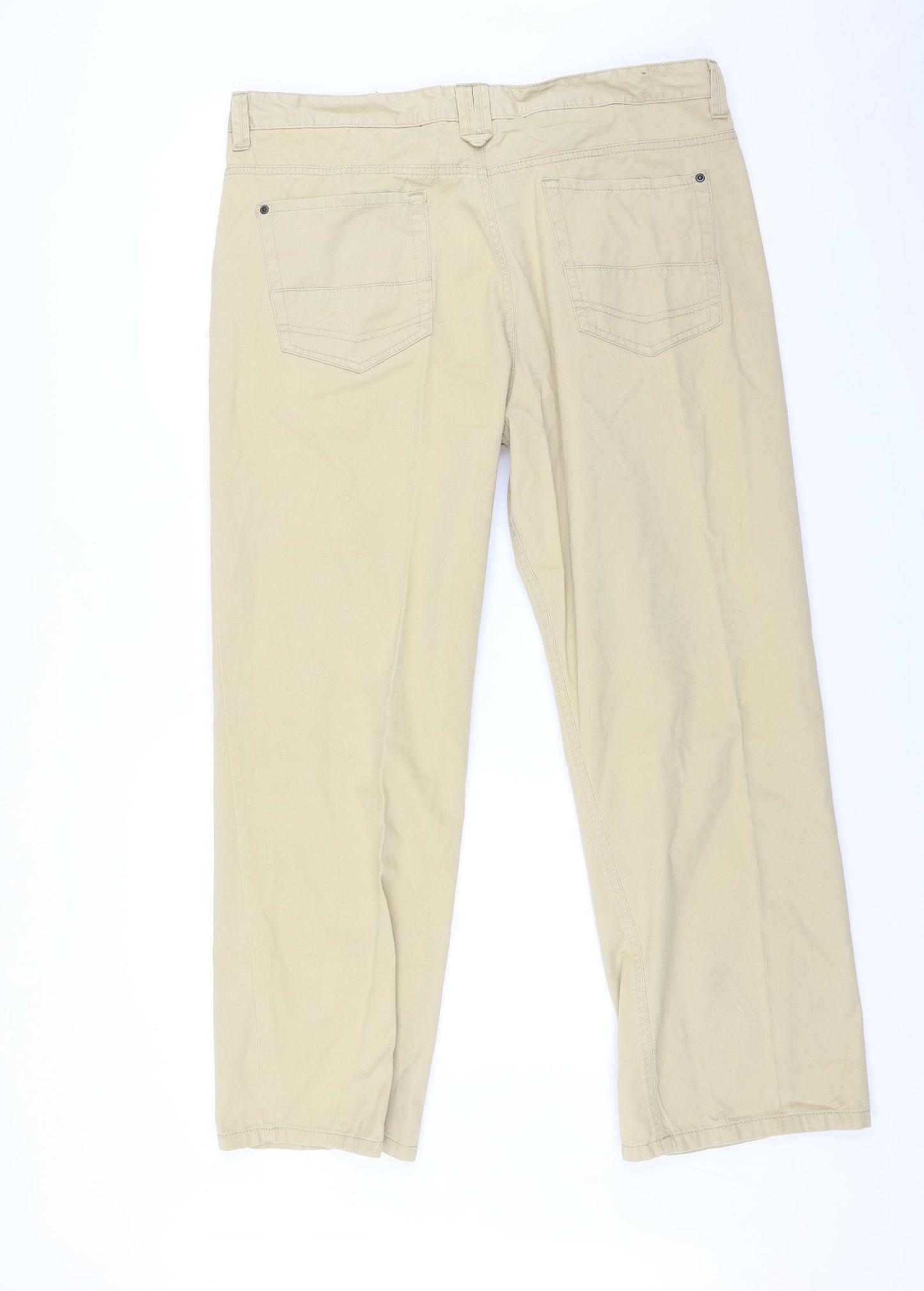 Oak valley Mens Beige   Trousers  Size 40 L30 in