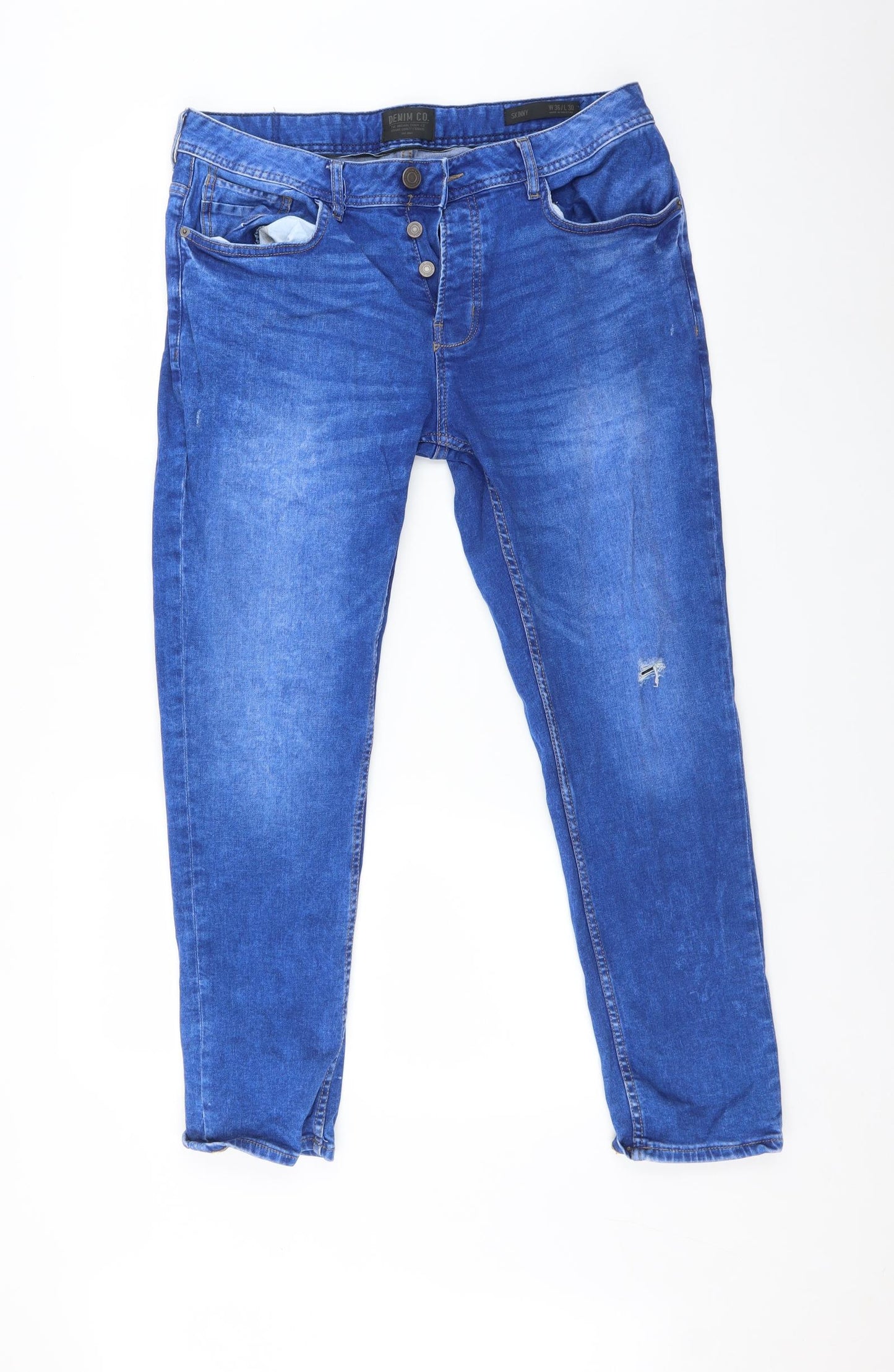 Primark Mens Blue   Skinny Jeans Size 36 L30 in